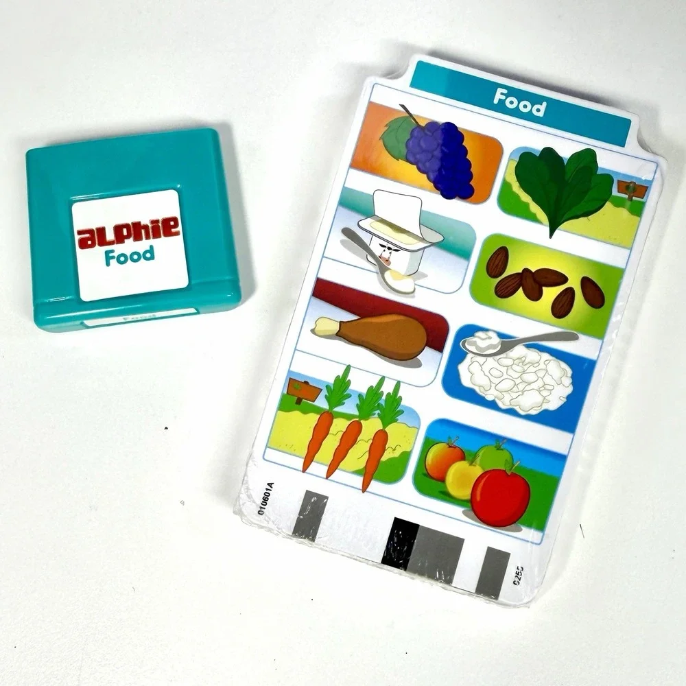 2010 Playskool Alphie Exploring Food Booster Pack 25 Cards Cartridge Complete